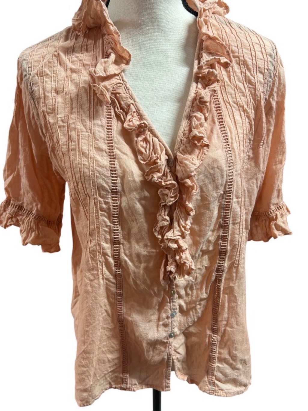 Jp & Mattie Peasant Blouse Sz M